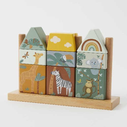 Wooden Village Block