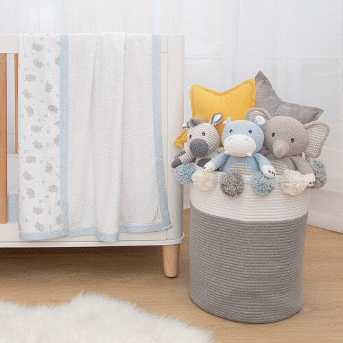 cot waffle blanket mason Elephant 