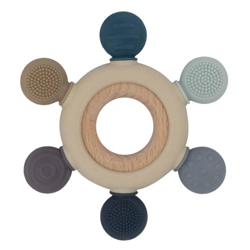 Multi Surface Teether Ring Blue