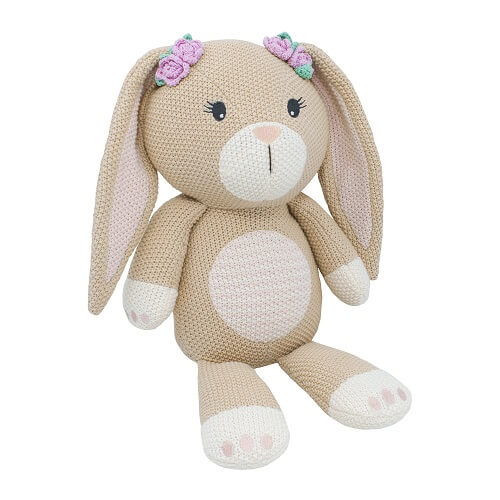 bunny knitted toy