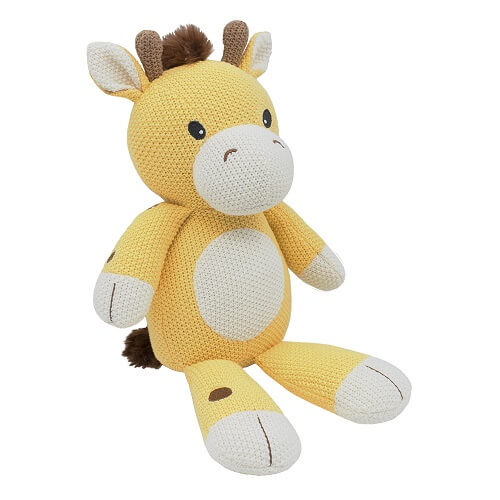 giraffe knit toy