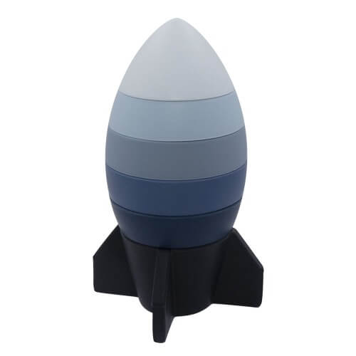 silicone stacking rocket puzzle